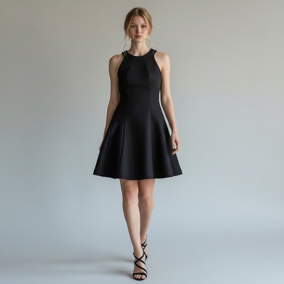 Ted Baker Dresses & Skirts - Ted Baker London Cidia Skater Dress Women's Size 5 US 12‎ Black